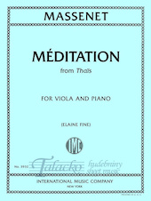 Meditation from Thais for Viola and Piano